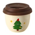 thumbnail image 2 of Ganfancp Santa Claus Mano Taza Taza de Café con Tapa Compacta Taza de Cerámica Sip Regalo Muñeco de Nieve Taza de Agua Mujer Ofertas Del Día Sólo En Línea 1 X Taza de Cerámica, 2 of 6