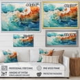 thumbnail image 4 of Designart "Seaside Reflections Beach Photo XI" Nautical & Beach Floater Framed Wall Art Print, 4 of 7