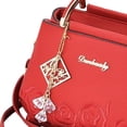 thumbnail image 3 of Stylago Womens Handbags Purses Embroidery Top Handle Tote Bags Crystal Pendant Crossbody Shoulder Bags for Ladies Work Red, 3 of 6