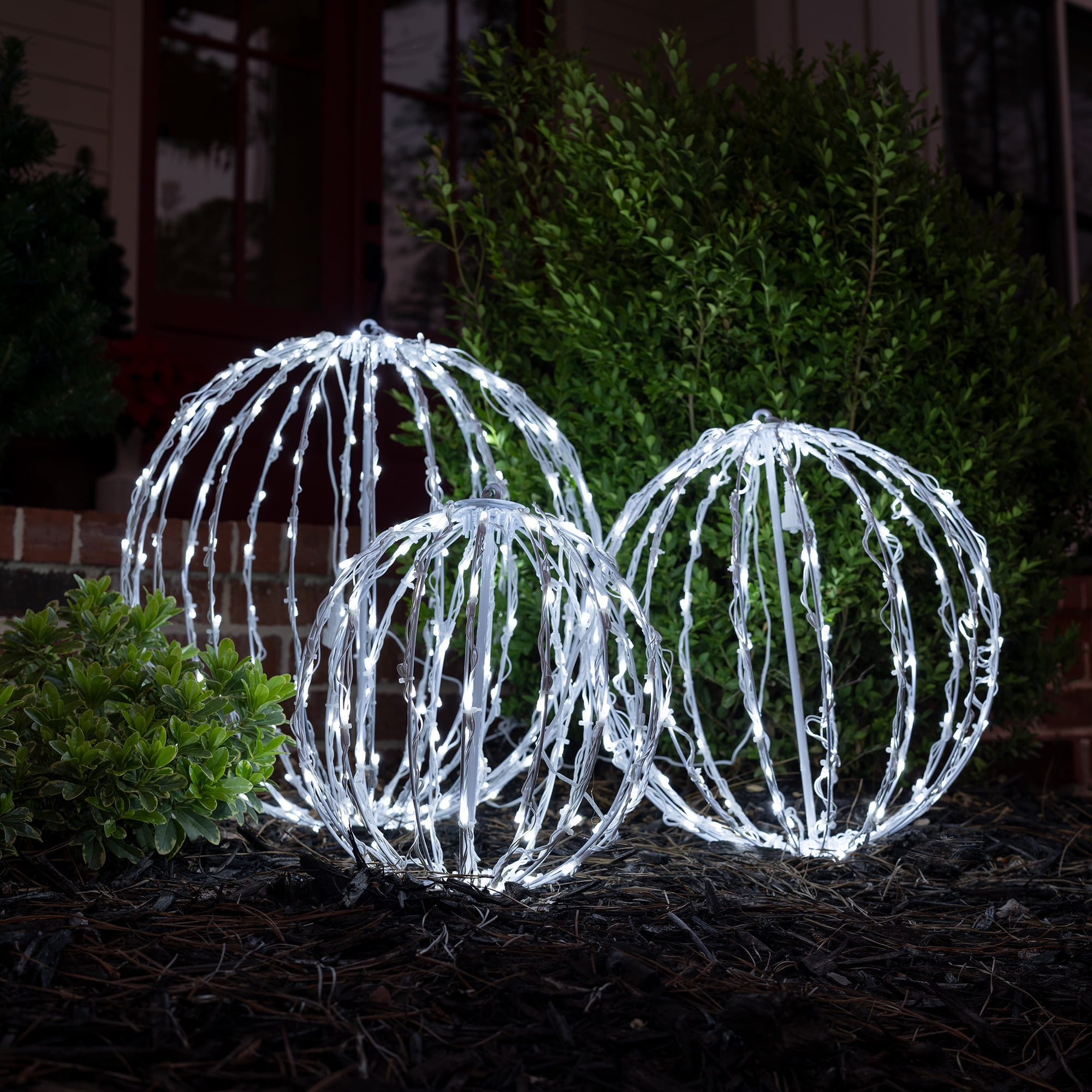 LED Light Ball Indoor Outdoor Christmas Light Balls Light Spheres