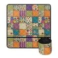 thumbnail image 2 of HELLHERO Colorful Quilt Design Sewing Machine Pad Storage Bag Foldable to Keep Sewing Accessories for Woman Gifts Travelling, 2 of 5