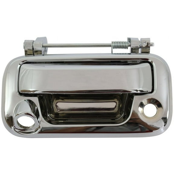 Tailgate Handle Compatible with FORD F-150/MARK LT 2004-2014 / F-SERIES SUPER DUTY 2008-2016 Outside All Chrome with (Camera/Key) Hole