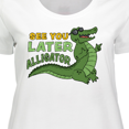 thumbnail image 4 of Inktastic See You Later Alligator with Black Sunglasses Women's Plus Size T-Shirt, 4 of 5