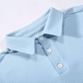 thumbnail image 4 of Kid Boys' Polo Shirts Sky Blue Polo Shirt for Boys Boys Button Down Shirt Boys Short Sleeve Polo Shirts Boys Shirts Size 8-9 Years, 4 of 8