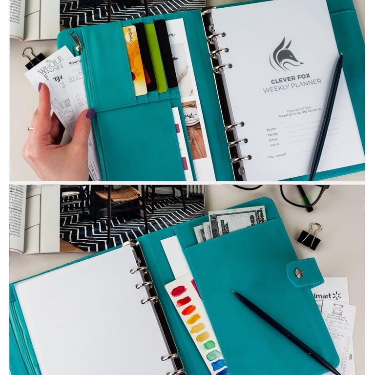 Clever Fox Weekly Planner Refill Pages – Undated A5 Binder Refills For 12 Months