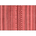 thumbnail image 1 of Ahgly Company Indoor Rectangle Abstract Red Modern Area Rugs, 3' x 5', 1 of 4