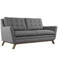 thumbnail image 5 of Modway Beguile Living Room Set Upholstered Fabric Set of 2 in Gray, 5 of 6