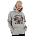 thumbnail image 3 of Sassy Tattooed Granny Funny Grandma Women Plus Size Graphic Pullover Hoodie Brisco Brands 2X, 3 of 4