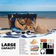 thumbnail image 5 of Disketp Ocean Scene with Noah's Ark Bolsa de Playa de Gran Capacidad, Bolso Impermeable y a Prueba de Arena para Mujer, Ideal para Playa, Piscina y Natación, 5 of 7