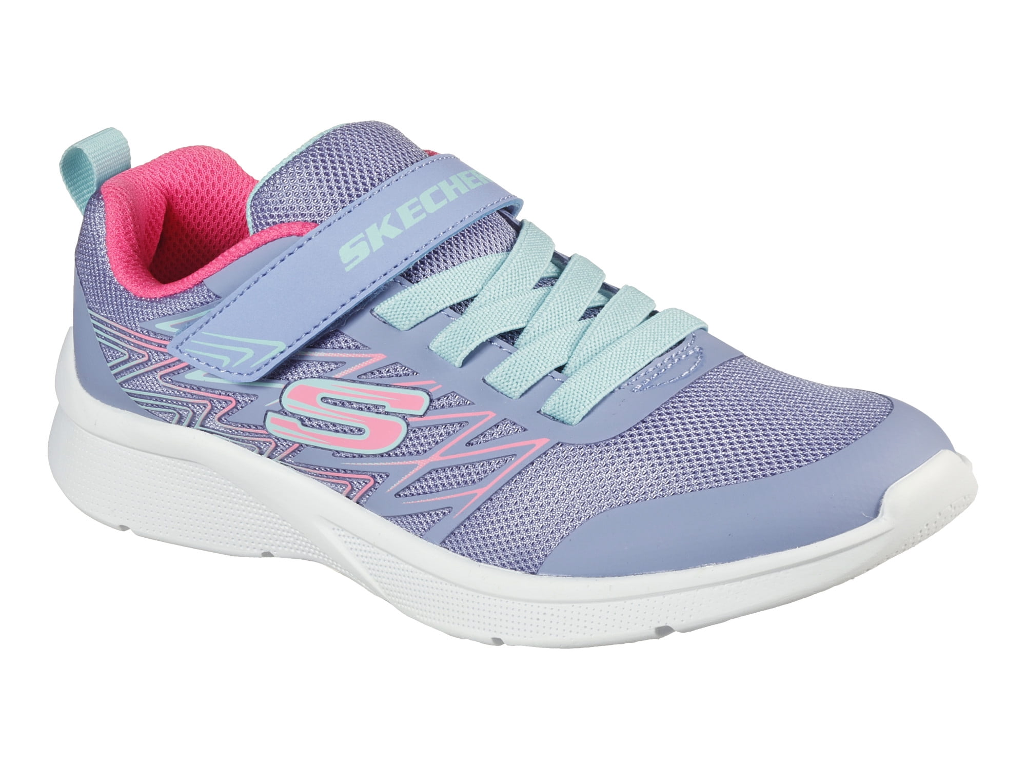 Skechers Girls Microspec - Bold Delight Sneaker, 10.5-5.5 - Walmart.com