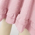thumbnail image 6 of New Fashion Basic Soft Women Short Sleeve Floral A Line Stretch Midi Dress With Elasticity Sexy Trendy Casual Skirt, 6 of 7