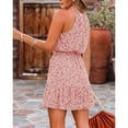thumbnail image 3 of Women Halter Neck Romper Dress Sleeveless Spaghetti-Strap Ruffled and Flowy, 3 of 3