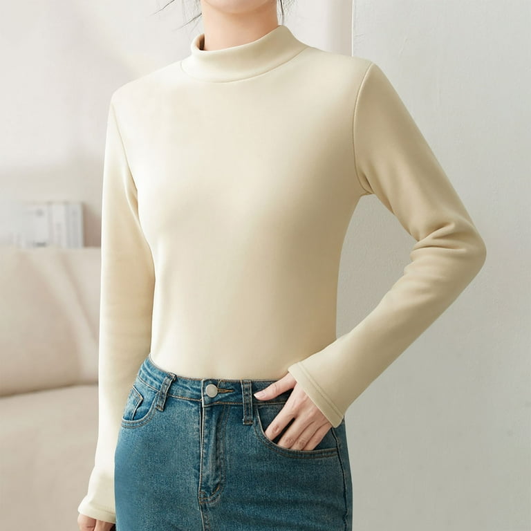 Stretch Is Comfort Women's Warm Long Sleeve Turtleneck Top Kelly Green