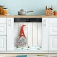 thumbnail image 5 of GZHJMY Cute Dishwasher Magnet Cover Cute Christmas Gnome Magnetic Dishwasher Decorative Cover Home Cabinet Decals 23" x 26" Refrigerator Door Decor, 5 of 6