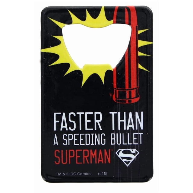 Abridor de botellas Superman Pop Art de acero inoxidable Super Hero