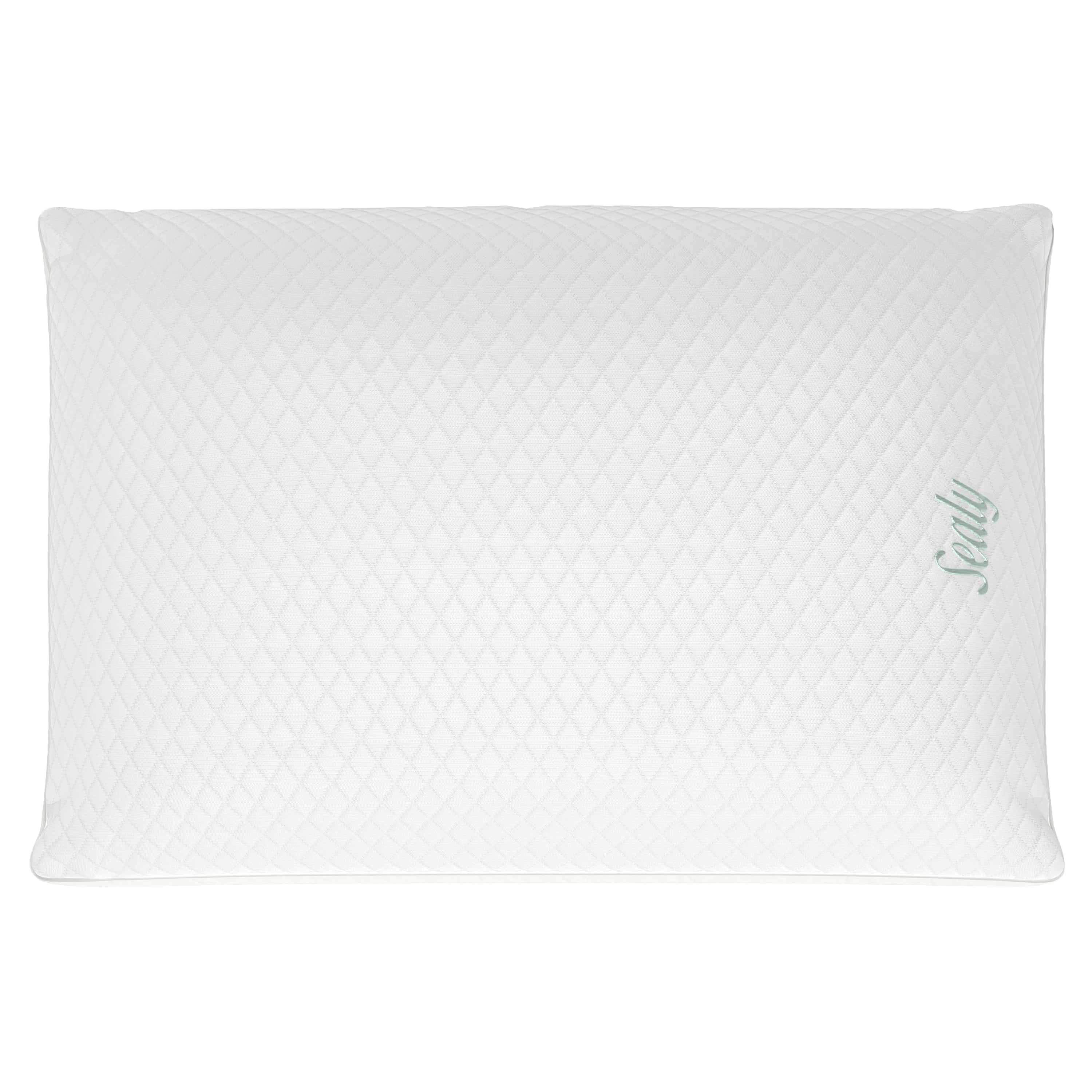 Sealy Oreiller de lit Spa Comfort, S/Q – soutien ferme, tissu en tricot doux rafraîchissant
