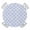 Blue, variant on Beige Polka Dots Spots Round Table Cover, Abstract Modern Minimalist Fade Texture Waterproof Fitted Tablecloths for 36"-44" Tables, Washable Picnic Table Cover for Camping Dining Indoor Outdoor