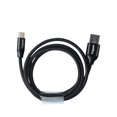 thumbnail image 2 of Cable de sincronización de datos de carga rápida trenzado de nylon tipo C USB C negro Sunnimix Cable de datos de carga trenzada, 2 of 8