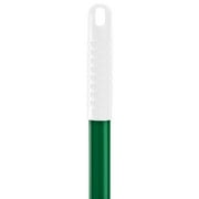 Libman Extra Large Precision Angle Broom with Green Steel Handle and Clean Fibers Dustpan