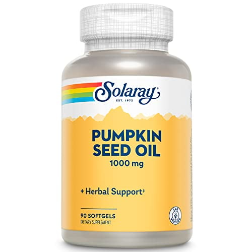 Solaray Pumpkin Seed Oil, 1000 mg 90 Count