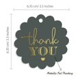 thumbnail image 6 of Inkdotpot Pack Of 100 Thank You Bridal Shower Favor Paper Tags Craft Real Gold Foil Hang Tags, 6 of 7