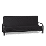 Milliard Memory Foam Futon Mattress - Full Size (Frame Not Included) (Black), 71"52"x6"