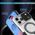 thumbnail image 2 of Case for iPhone 17 Pro Max, with Sliding Camera Cover, with Rotating Finger Ring Holder Magnetic Bracket Hybrid Hand Grip Protective Shockproof Phone Case Cover for iPhone 17 Pro Max - White, 2 of 10