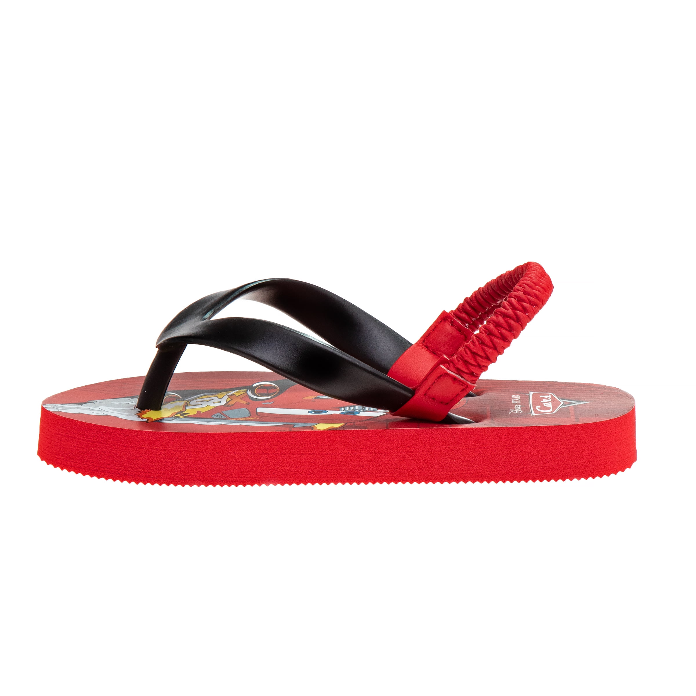 Disney Pixar Cars Boy Flip Flops with back strap
