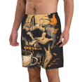 thumbnail image 2 of Pofeuu Grim Coffee Skull Prin Men's Swim Trunks Quick Dry Bathing Suit Swimming Board Shorts Mesh Lining Beach Swimwear-Large, 2 of 6