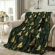 thumbnail image 4 of Uuiauoio Christmas Print Flannel Throw Blanket, Holiday Themed Soft Sofa Couch Bed Blanket for Indoor Outdoor Use, Festive Christmas Tree Pattern Decorative Blanket for Winter Warmth, Home Decor Gift, 4 of 6