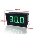 thumbnail image 2 of Voltmeter,Digital Voltmeter 0.56in 3 Volt Meter Voltage Tester Best in its Class, 2 of 5