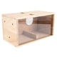 thumbnail image 1 of Caja nido para pájaros - Caja de cría para periquitos, casa nido de madera con panel acrílico transparente para pinzones, agapornis, cacatúas, periquitos, cotorras y loros, 1 of 7