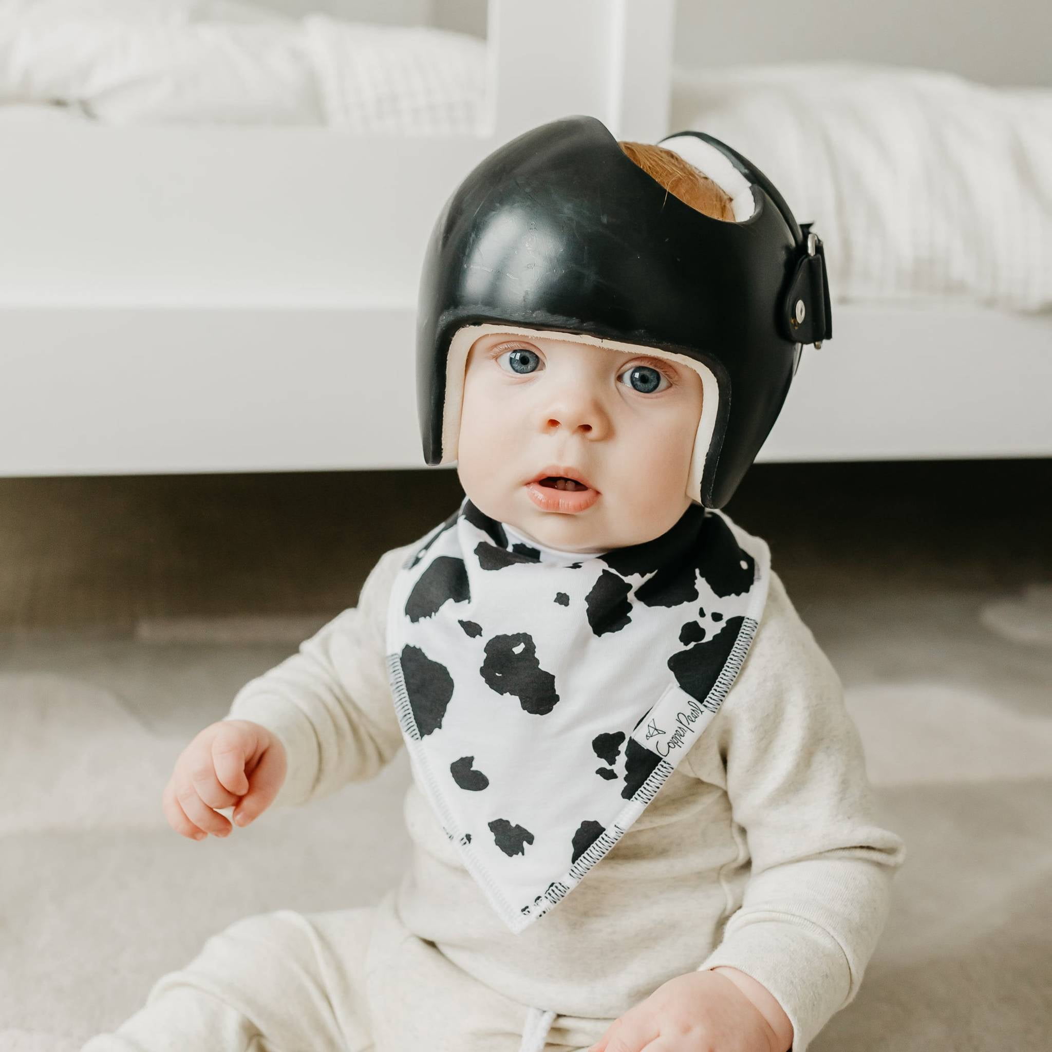 Copper Pearl Bandana Bibs- Jo