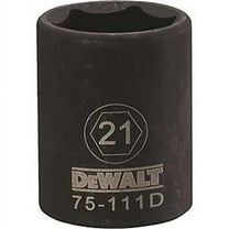 Stanley Tools 7516784 DWMT75111OSP Impact 0.5 Drive 6 Point Socket, 21 mm