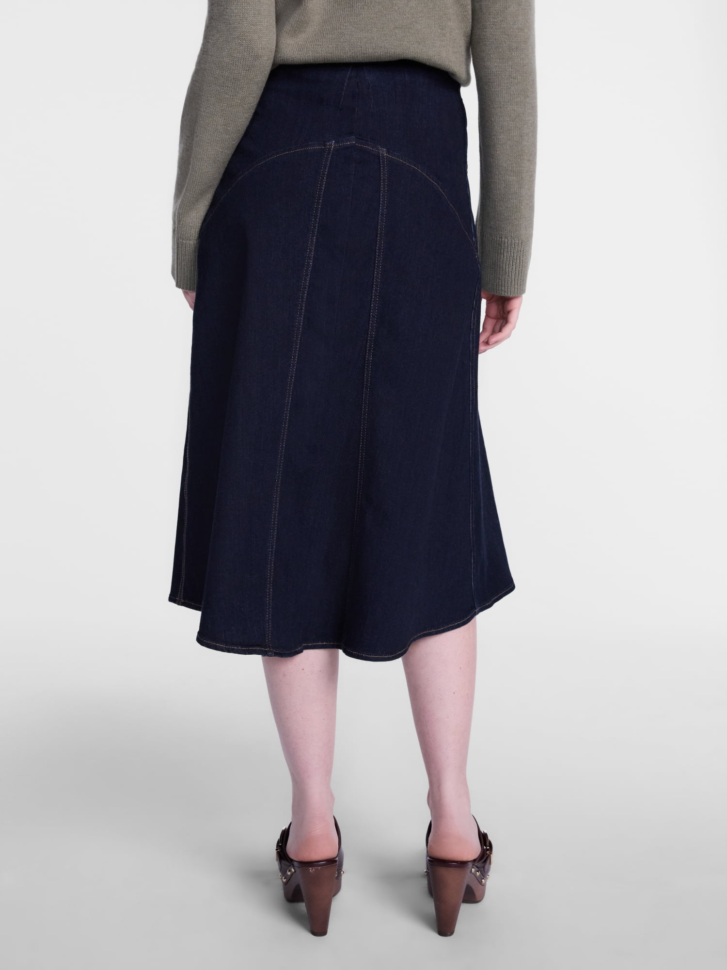 Scenario Women's Flare Denim Skirt, Sizes 0-20