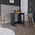 thumbnail image 4 of We Have Furniture Folding Dining Table Evart, Living Room, Black / Macadamia, 4 of 8