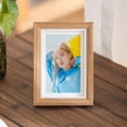 thumbnail image 1 of Marco de fotos de madera maciza, 5/6/7/8/10 pulgadas A4, marco de fotos para colgar en la pared o en la mesa, elegante decoración del hogar, ideal para enmarcar fotos, certificados y obras de arte, 6, 1 of 8