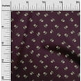 thumbnail image 1 of oneOone Polyester Lycra Plum Fabric Leaves & Flower Floral Sewing Material Print Fabric By The Yard 56 Inch Wide, 1 of 4