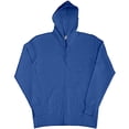 thumbnail image 2 of SG Ladies Full Zip Plain Hooded Sweatshirt, 2 of 3