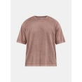 thumbnail image 5 of No Boundaries Boxy Cropped Tee, Men's and Big Men's, 5 of 5