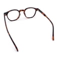 thumbnail image 7 of Classic Urban Hipster Keyhole Plastic Blue Light Filter Screen Glasses [Tortoise], 7 of 7