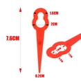 thumbnail image 5 of 100Pcs Lawnmower Blade Replacement Grass Trimmer Plastic Blades, 5 of 5