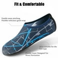 thumbnail image 2 of Beach Shoes,Water Shoes,Women's Men's Outdoor Beach Swimming Aqua Socks Quick-Dry Barefoot Shoes Surfing Yoga Pool Exercise,Black,M, 2 of 9