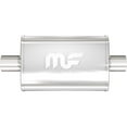 thumbnail image 6 of MagnaFlow Performance Exhaust Muffler 11216: 2.5" Inlet/Outlet, 4x9x14" Oval, Stainless Steel, Satin Finish, 6 of 10