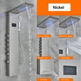 thumbnail image 2 of Senlesen Rainfall Waterfall Shower Tower Panel System Stainless Steel Massage Sprayer, 2 of 11
