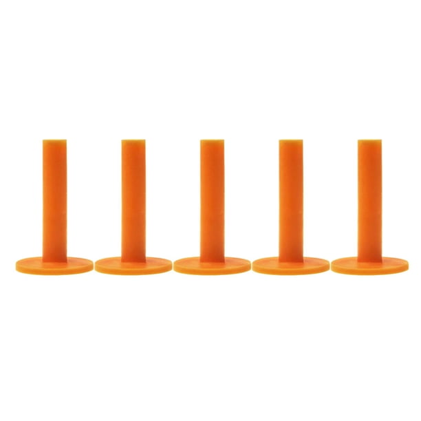 5 soportes de goma para tees de golf para tapetes de práctica y de campo de prácticas con tamaños de 85 mm