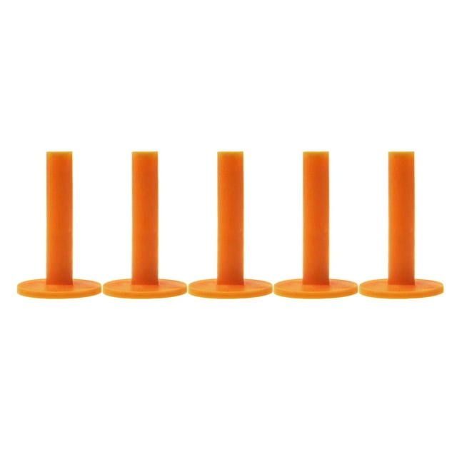 5 soportes de goma para tees de golf para tapetes de práctica y de campo de prácticas con tamaños de 85 mm