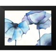 thumbnail image 2 of Hendrick, Cathy 18x15 Black Modern Framed Museum Art Print Titled - Blue Poppy II, 2 of 5