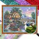 thumbnail image 1 of Kit Punto Cruz Impreso Con Cuentas Bordado Parcial Arte para El 9CT 71x56cm, 1 of 9