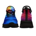 thumbnail image 5 of Coolcustomize Women's Rainbow Chunky Sneakers, Vibrant Gradient Colorful Design, Low-top Lace-Up Running Shoes for Casual Streetwear & Daily Wear, EVA Sole Trainers, Stylish Shoes for Valentine's Day, 5 of 9